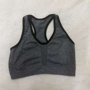 Heather Gray Racerback Sports Bra